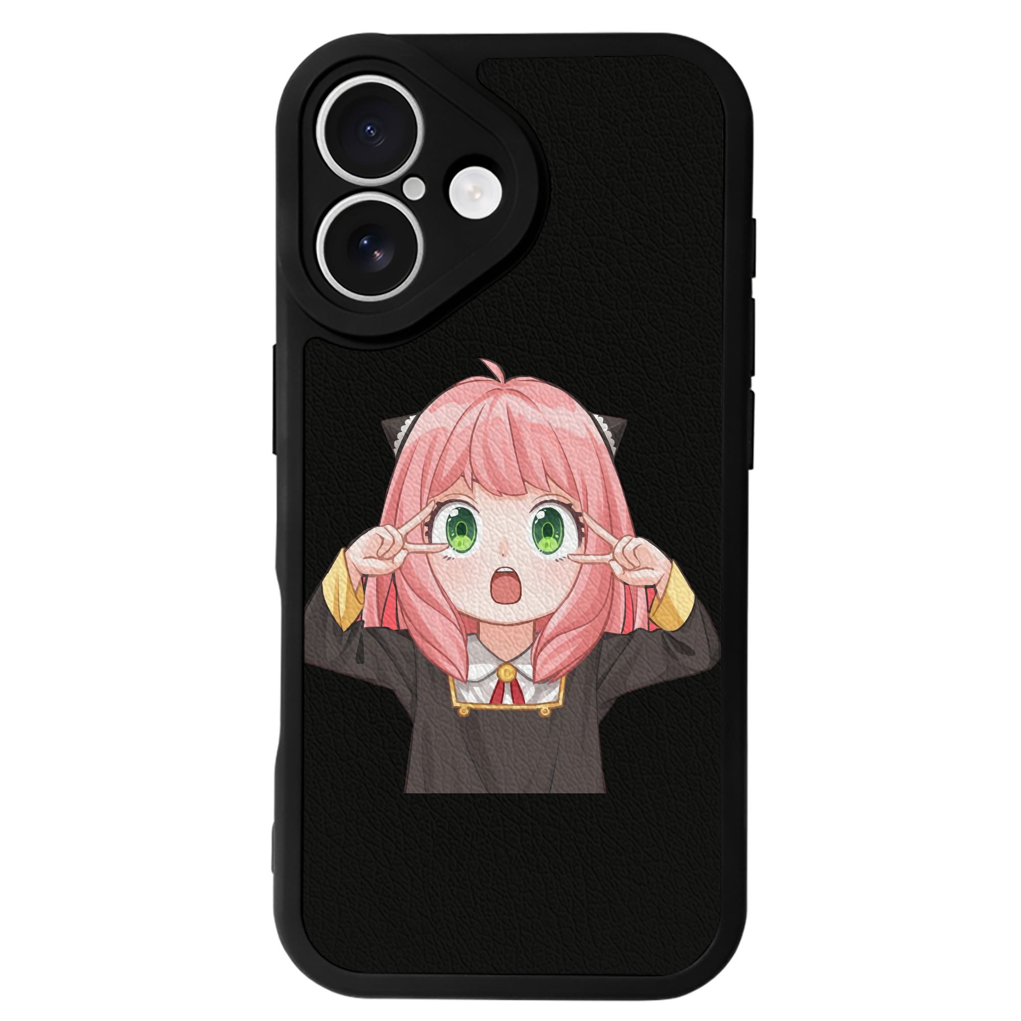 （画像用） SPY×FAMILY间谍家家酒 【iPhone 16シリーズ対応】シリコンスマホケース（レザー調） 材質：シリコン